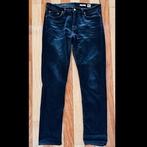 NOEND NO END DENIM LADIES SLIM JEANS STRETCH BLACK MADE IN LOS ANGELES USA 32 12